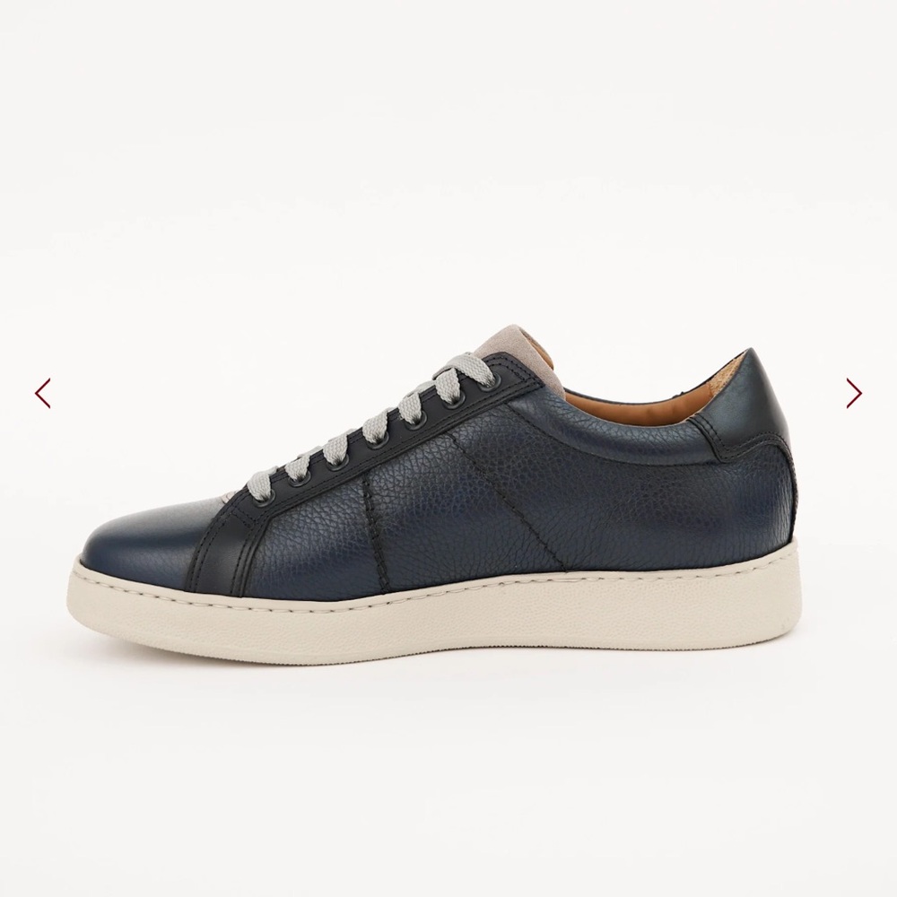 Clorinda Antinori The Sportivo Cervo Blu Sneaker men’s blue pebbled leather sz41 - Picture 11 of 11